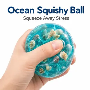 Moldable ice-skin ice cube fidget toy, Slow-Rebound Toy, StressRelief Toy, Finger Toy, Relieves Anxiety and Stress,Portable Relaxation Toy, Great Gift. Cute TransparentDesign. Slow-Rebound Malt Ball Stress Relief HandheldToy, Perfect for Office, Study, an