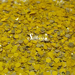 Yellow Citrine Chunky Glitter - Multicolor Glitter