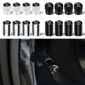 4pcs 3D Metal Tire Valve Stem Caps, Compatible with Mini Cooper Jcw Works F54 F55 F56 F57 F60 R50 R52 R53 R55 R56 R57 R58 Models