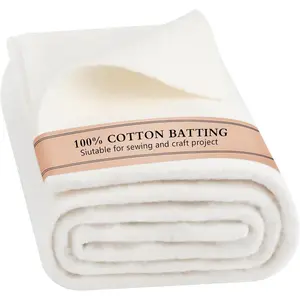 Quilt Batting, " x 59" (1.6 Yards), Breathable  Size Batting for Quilting Potholders Bowl Cozies,  Friendly & Seamless Filling for Sewing Crafts