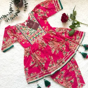 Girls Breathable Cotton 2pc Shalwar