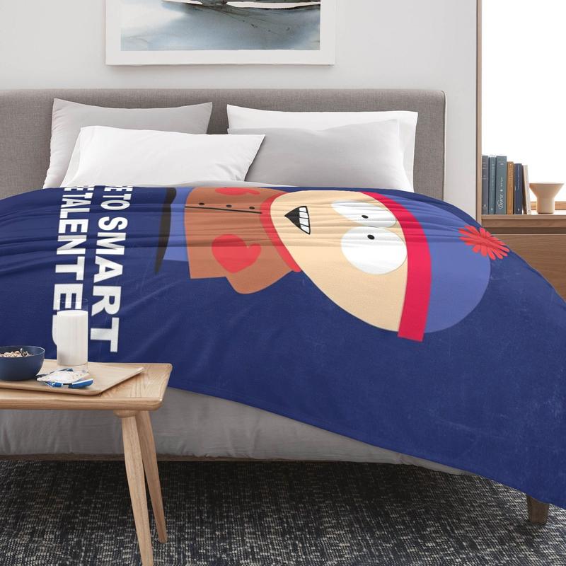 South Park Stan "We're Too Smart to Be Talented" Blanket - Hilarious Quote Graphic, Ultra Soft & Funny