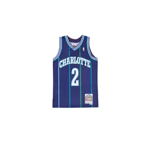 Swingman Alt Jersey "NBA Charlotte Hornets 94 Larry Johnson" SMJYAC18008 CHOPURP94LJO