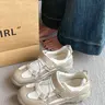 Women's Casual Sports Shoes, Velcro Ballet Mary Jane, Comfortable Versatile Commuter Shoes, Textile Upper, Rubber Sole, All Seasons