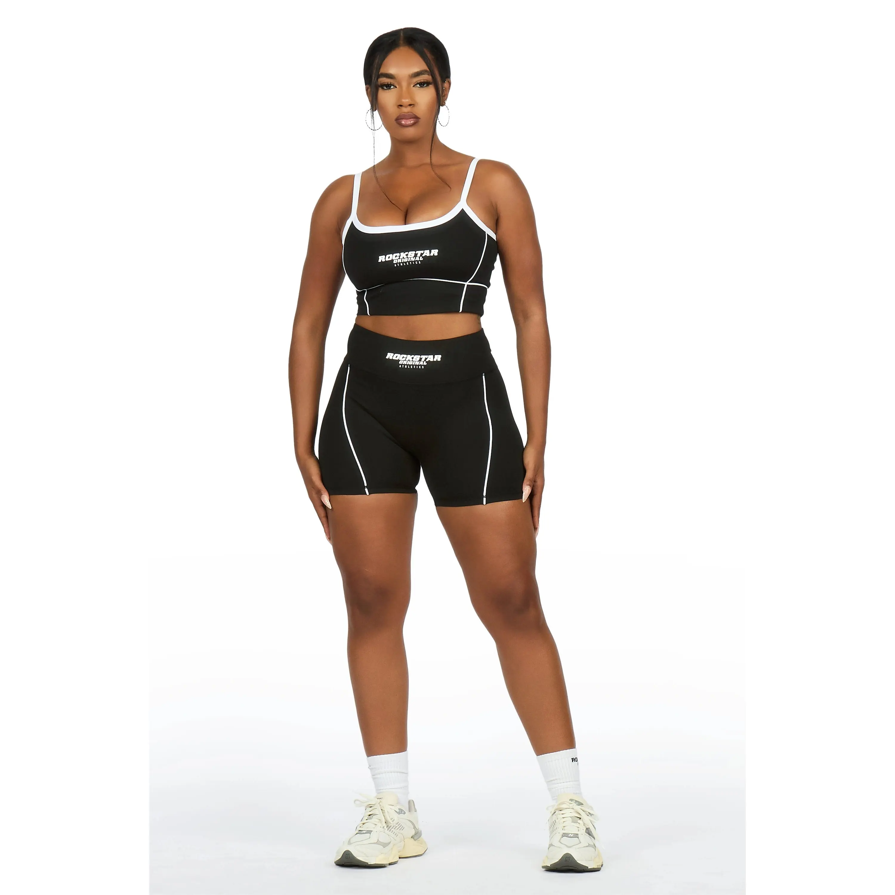 Lamiria Black Active Bike Short Set