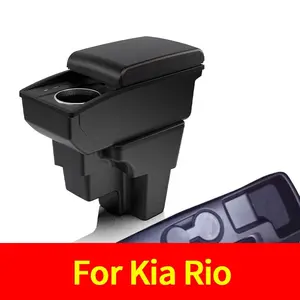 For KIA RIO 2018 Armrest Box For KIA STONIC KIA Rio 2015-2024 lx Cerato Car Armrest Storage Box Car Storage Organizers Dedicated Interior 2015-2024