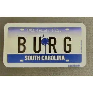 Mini License Plate Sticker