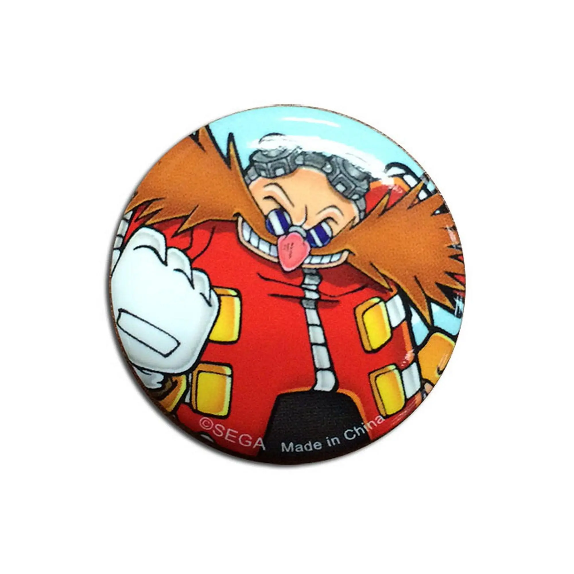 Sonic Hedgehog - Doctor Ivo "Eggman" Robotnik 1.25" Button
