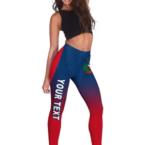 (Custom Personalised) Dominican Republic Women Leggings Dominicana Style Sporty LT13