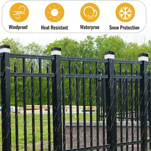 2024 12-Pack Solar LED Fence Post Cap Lights 2In x 2In - Energy Efficient, Polished Finish, Plastic Recessed Semi-Flush Mount with LED Reflector, Switch Control, Detachable Fixture, Solar Charged Nickel Battery