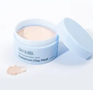 Sky and Sol Colostrum Clay Mask 100Ml Triple-Clay System for Professional-Grade Purification & Skin Detoxification