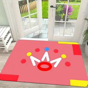 Luxury S-SCOTTY C-CAMERON Floor Mat Flannel Modern Geometric Rug Ultra Soft, High Water Absorbent & Hypoallergenic, Machine Washable HD Custom Printed Non-Slip Floor Mat for Bathroom, Kitchen Bedroom