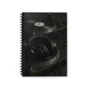 DJ Style Spiral Notebook - Perfect for Music Lovers & Creatives