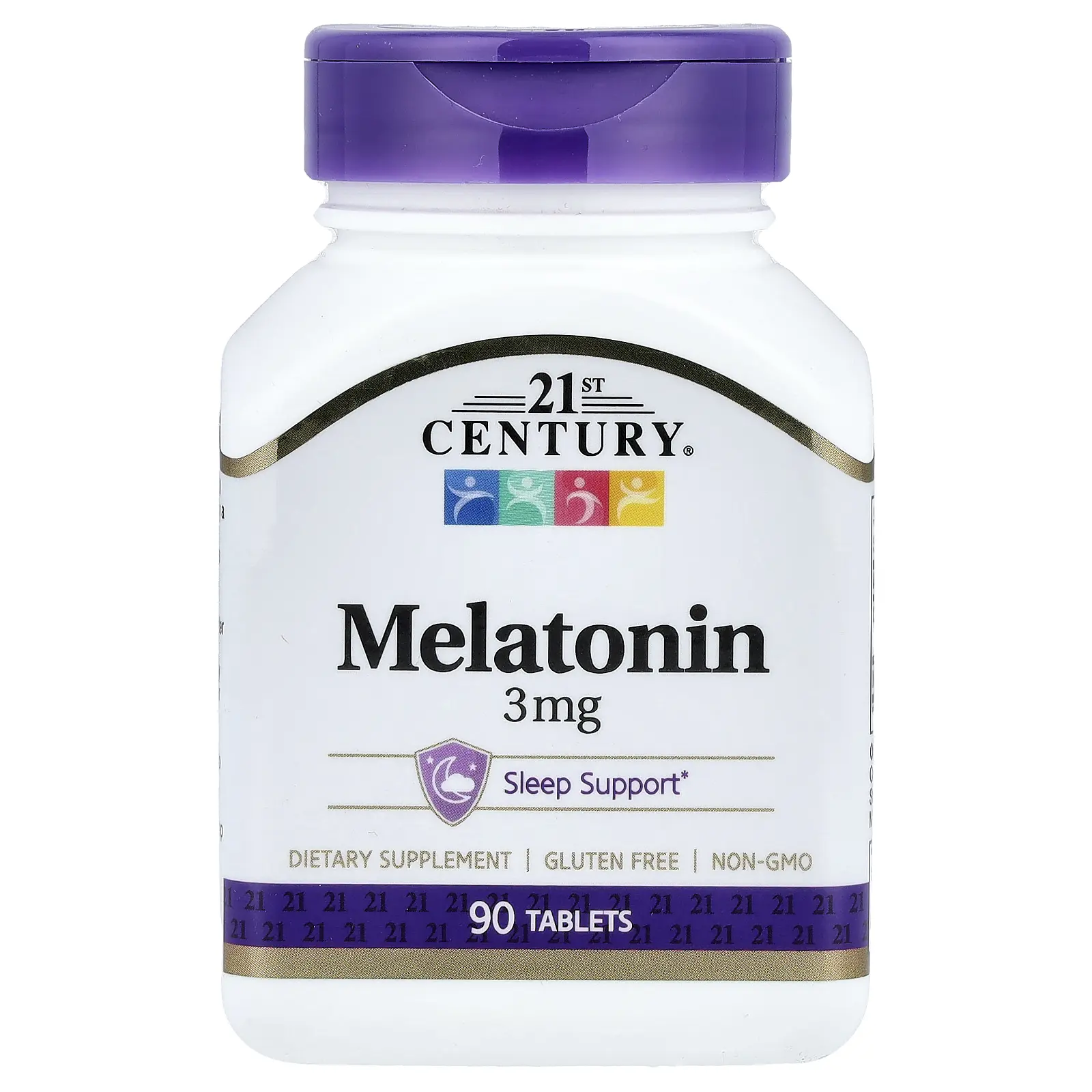 21st Century Melatonin, 3 mg, 90 Tablets