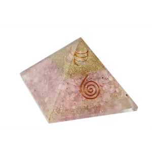 Orgonite Pyramid - Rose Quartz