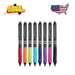 8 Pcs 0.7mm Quick Dry Fine Point Gel Pen Vibrant Barrels, Colorful Ink