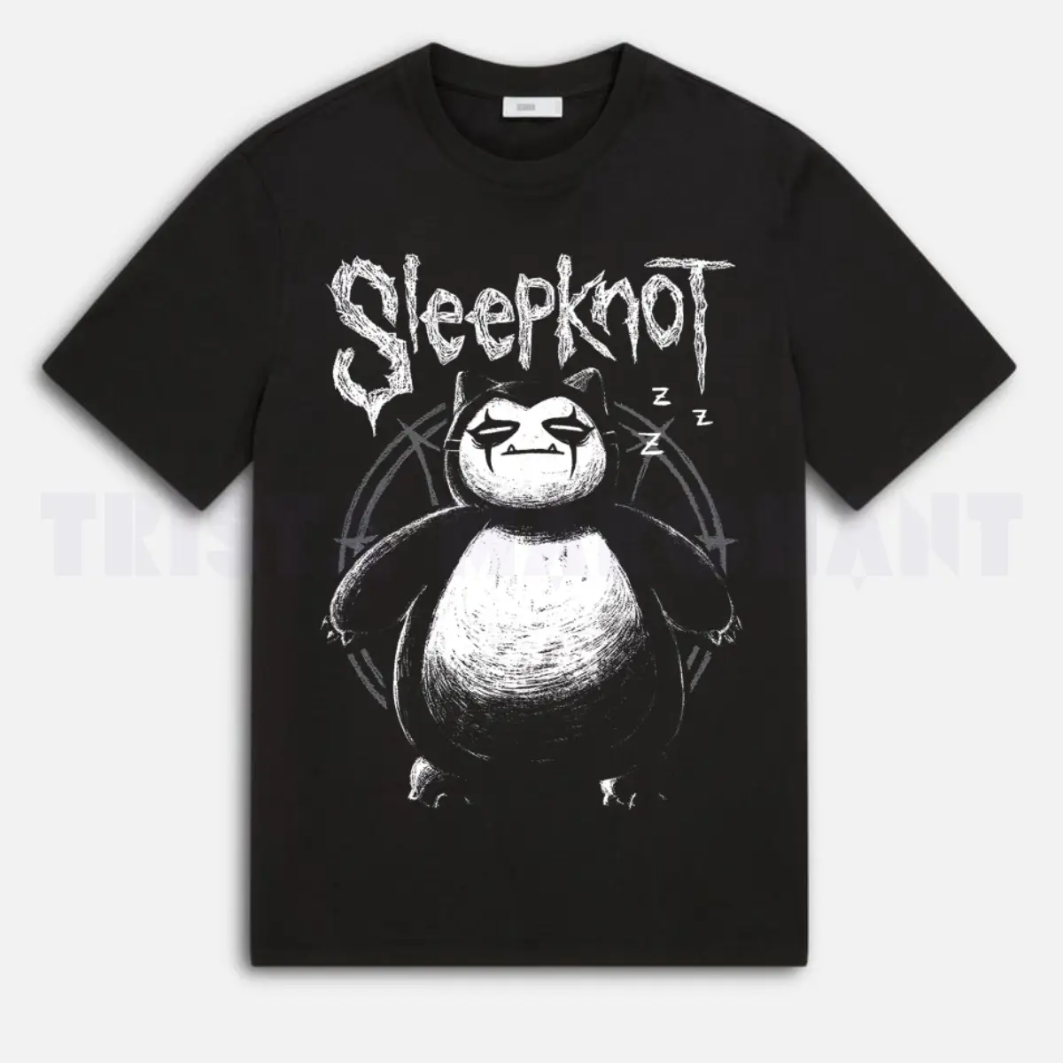 Pocket Monsters Anime T-shirt & Sweatshirt, Snorlax Sleepknot Graphic Tee, Vintage Oversized Unisex Streetwear, Manga Gift For Men Women