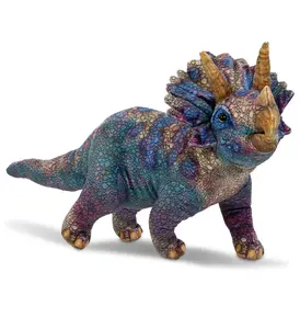 WILD COLLECTION PLUSH - TRICERATOPS DINOSAUR 23"
