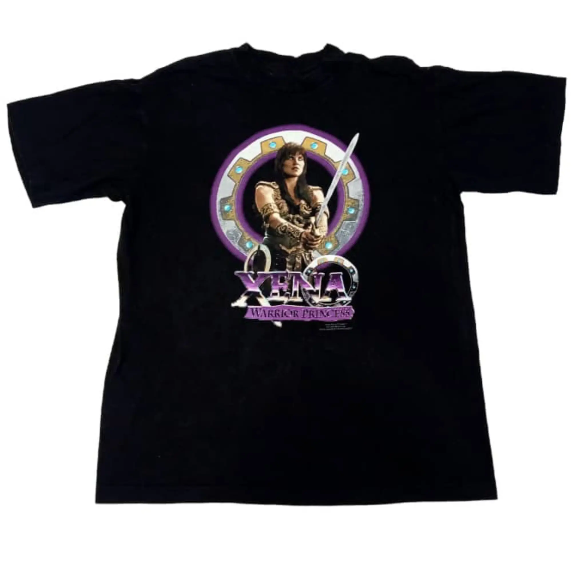 Vintage 90s Xena Warrior Princess Retro Graphic T-Shirt Unisex TV Show Tee