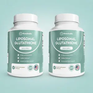 Double Bundle - Liposomal Glutathione Capsules – Skin Glow, Immune & Detox Support (60 Count) - Rosabella