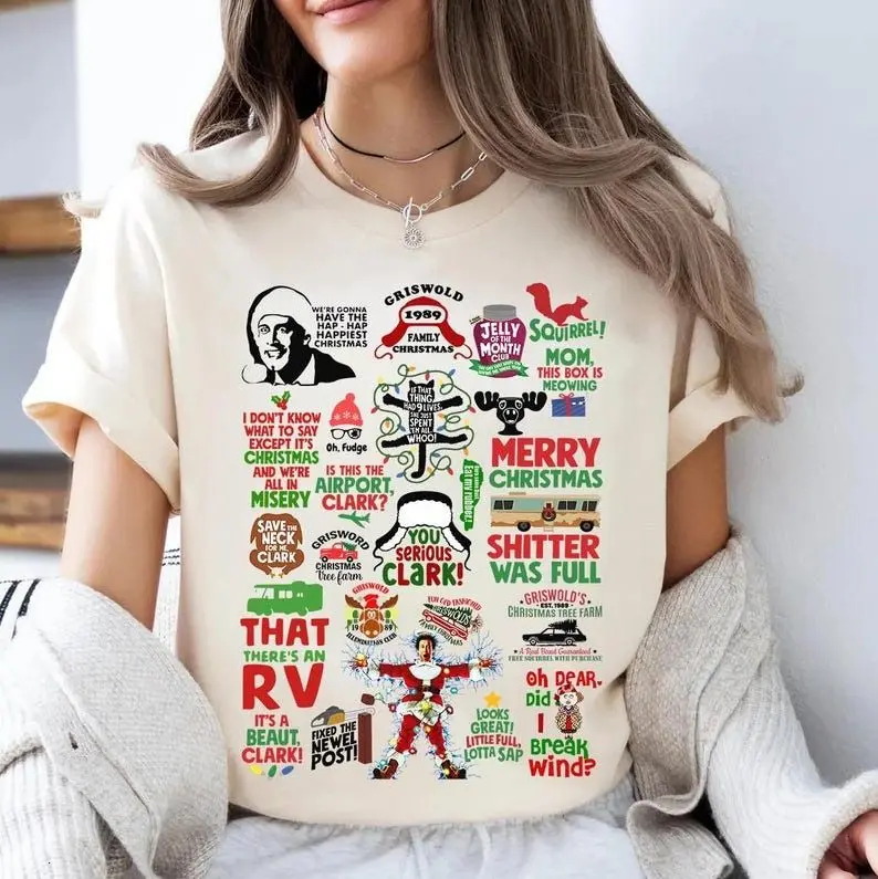 National Lampoon's Christmas Vacation 1989 Shirt, Retro Holiday Movie Humor Shirt, Ugly Sweater Party Top, Xmas Gift Tee
