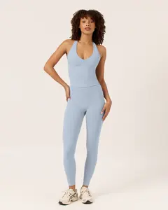 Form Invisible Scrunch Leggings | Dusty Blue