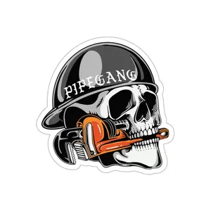 PIPEFITTER Welder Plumber Pipeline Vinyl Sticker Pack, Hard Hat Welding Hood Decals for Oil & Gas Workers Gifts SA8