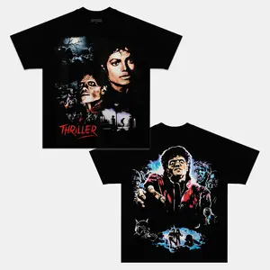 THRILLER & MICHAEL JACKSON V2 TEE SHIRT, GIFT FOR FANS, UNISEX SHIRT