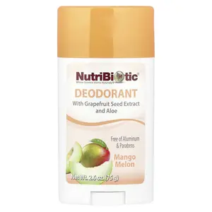 NutriBiotic Deodorant, Mango Melon, 2.6 oz (75 g)