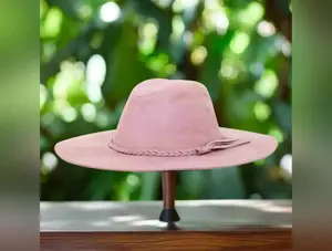 Fame | Braided Faux Suede Hat