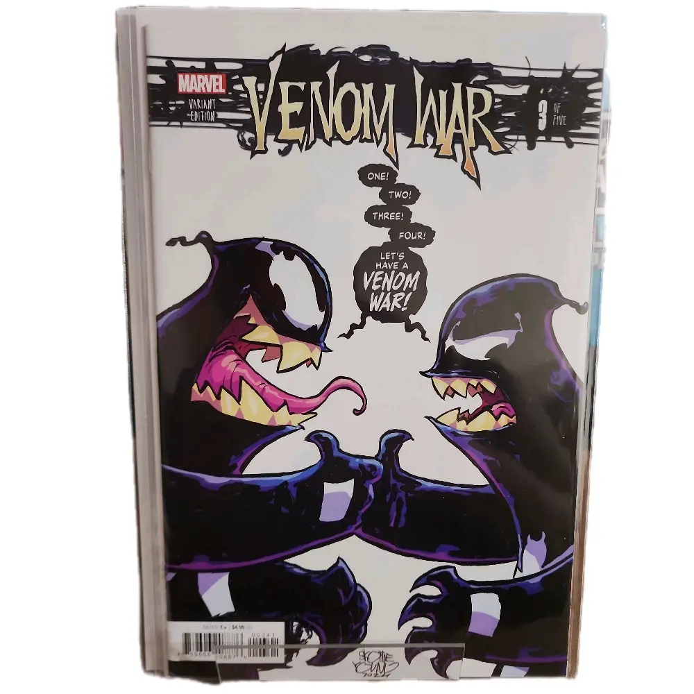 VENOM WAR Issue #3 Variant Edition, Marvel Comic by Skottie Young
