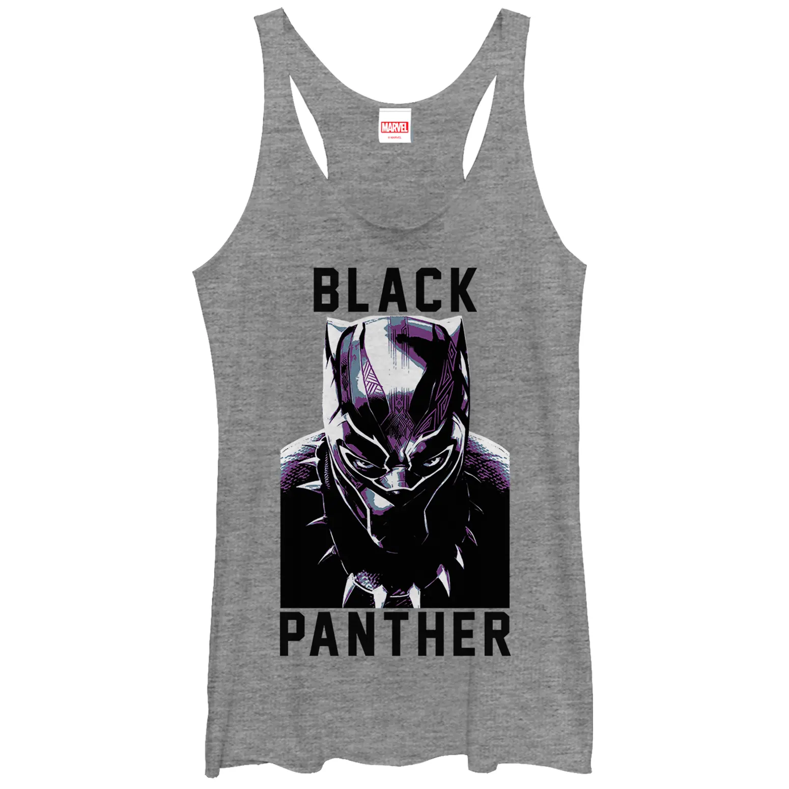 Women's Marvel Black Panther 2018 Portrait Racerback Tank Top