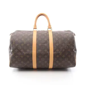 Pre-owned Louis Vuitton Canvas Tote Bags Keepall 45 Monogram Boston Bag