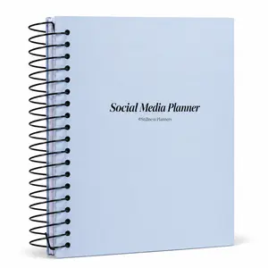 Social Media Planner Hard Copy – Content Creator Planner for Content Planning, Goal Tracking, Engagement Strategy & Organization