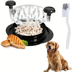 Chicken Shredder, 2025 Pro Chicken Breast Shredder Tool Twist Large, Visible Meat Shredder Machine with Widened Anti Slip Mat Fix, Dishwasher Washable