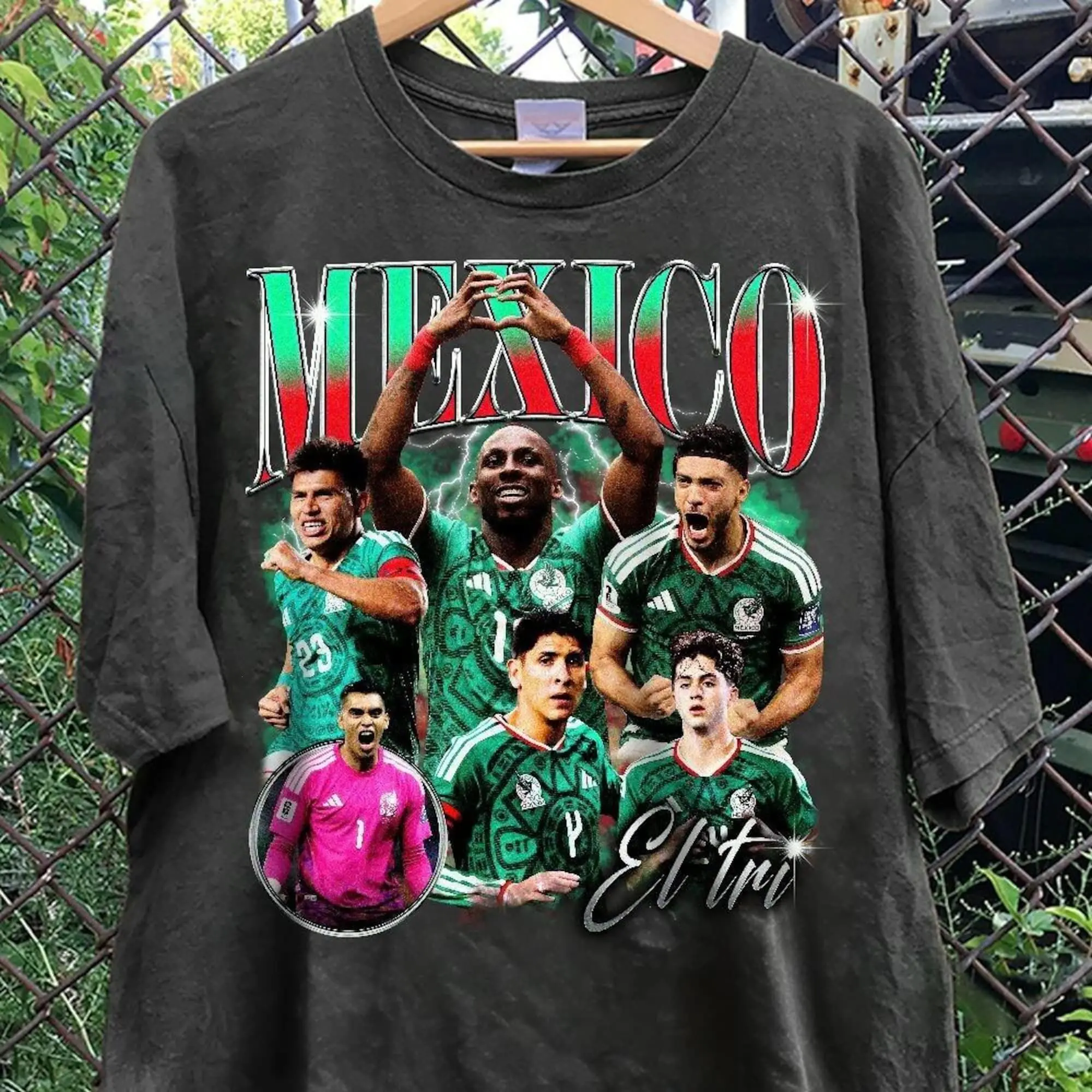 Mexico  Soccer Qui�ones Jim�nez Vintage Comfort Color Shirt, Gift For Fans