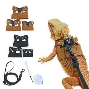 Lizard Leash, Climbing Pet Outdoor Harness, Chameleon Leash, Climbing Pet Outdoor Harness, Anti-Lost And Anti-Bite Outdoor Lizard Leash, Split Design