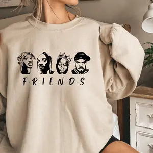 Hot Trending F.R.I.E.N.D.S- PAC/SNOOP/BIGGIE Graphic Sweatshirt