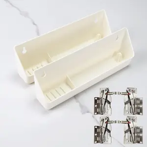 11" Soft Close Tip Out Tray for Sink, 2 Pack - Sturdy Durable, Easy to Install with Detailed Instructions, Ideal for Maximizing Kitchen and Bathroom Storage