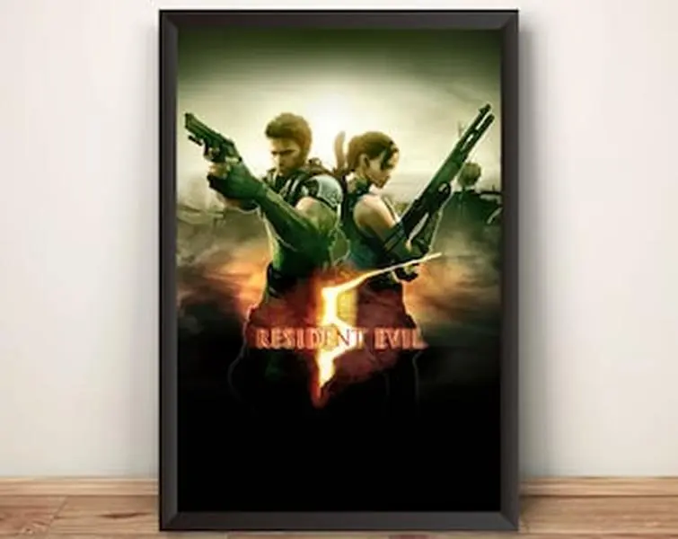 Residence Evil 5 Cover V1 Premium Poster