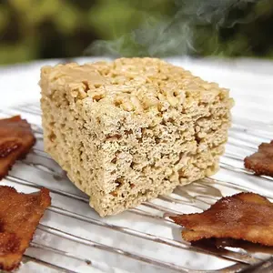 Maple Bacon Rice Crispie Treat from Carrie's Crispies