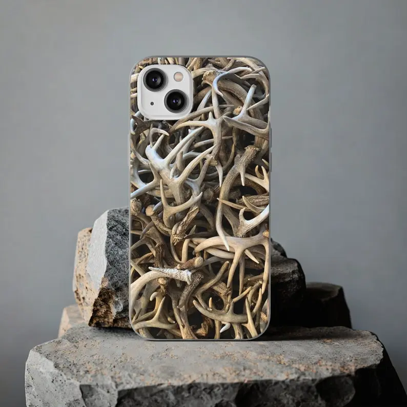 Deer Antler Phone Case, Deer Shed Phone Case Phone Cases Phone Cover Hard Case Tough 2-piece Phone Case, iPhone Case 11,12,13,14,15,16