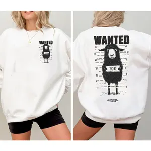 Wanted Sweatshirt Luke 15:10 Lost Sheep Christian, Funny Faith Pullover for Women Men, Religious Parable Inspired Design Trendy Christmas Gift for Christians Crewneck