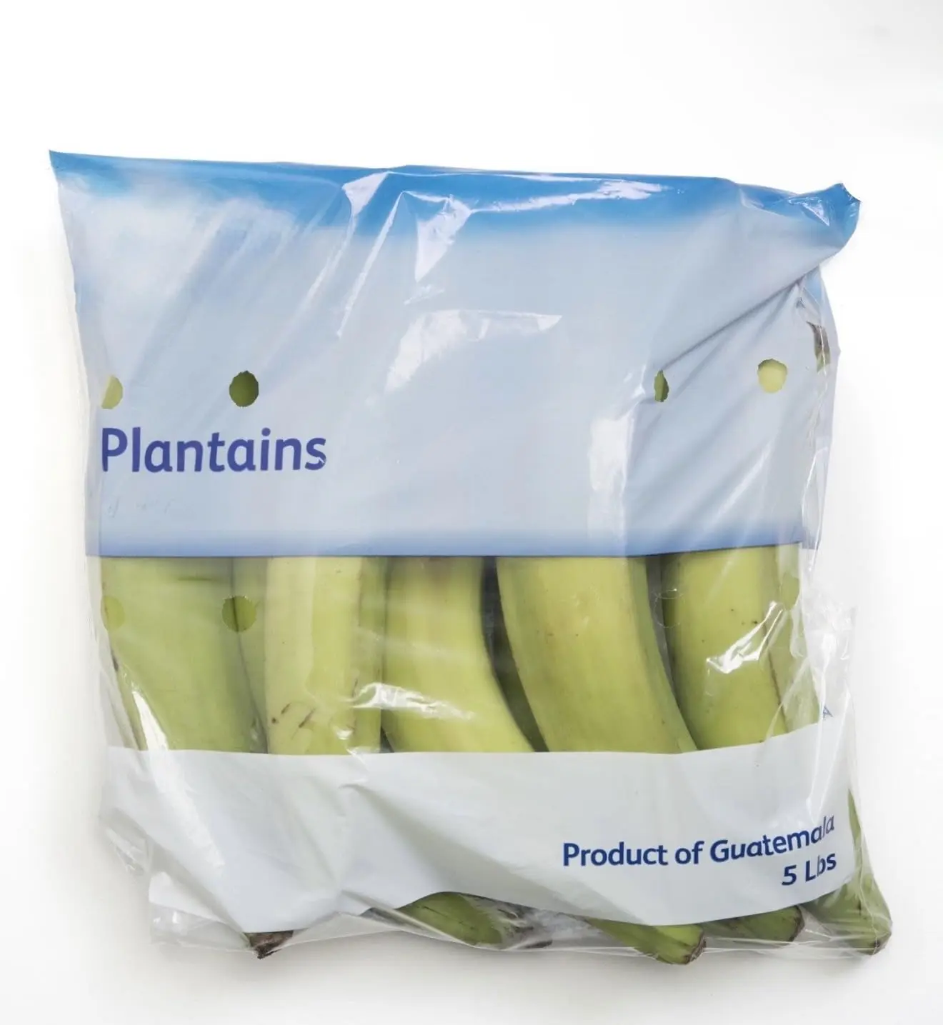 Certified Organic Fresh Whole Pure Plantains Fruit Snack, 5lb Bag