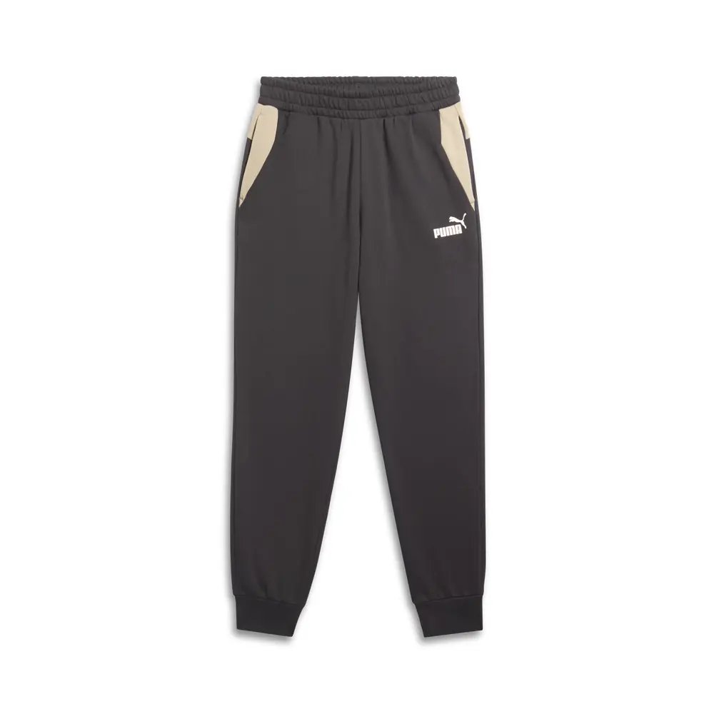 PUMA Mens Power Colorblock Sweatpants Casual - Black