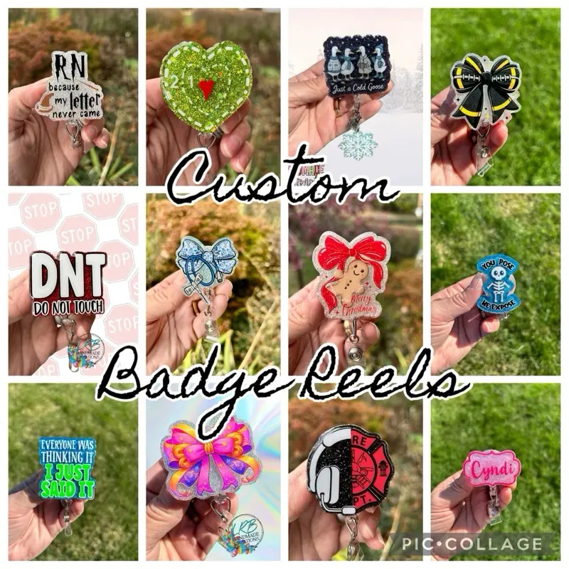 Custom Badge Reel - CONTACT SELLER BEFORE USING