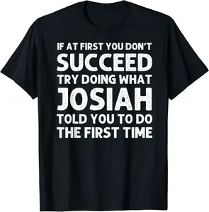 JOSIAH Gift Name Personalized Birthday Funny Christmas Joke T-Shirt - Christiang Shop 53B08M2PYZFM