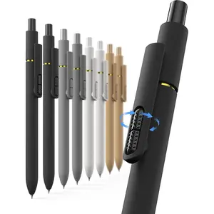 8 count Gel Pens - 0.7mm Fine Point Smooth Writing Black Ink, Quick-Dry Long Lasting Fidge Pens, School & Office Supplies for Men Women