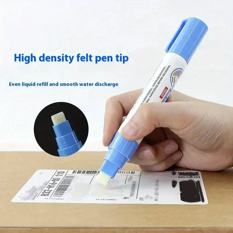 Privacy Security Thermal Paper Info Eraser, Efficient Erasing, Tip, Bill Cleaning Tool, Suitable for Credit Cards, Bank Cards, Phone Bills, Logistics Labels, Office Stationery Supplies