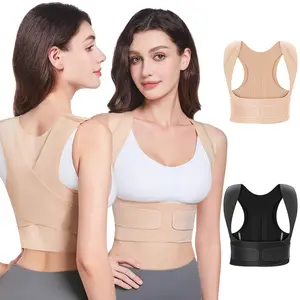 Posture Corrector for Women Invisilite: Invisible Lightweight Back Brace for Neck Shoulder & Upper Back Pain Relief - Improve Posture Correct Hunchback Slouching Under Clothes Large : Health & Household